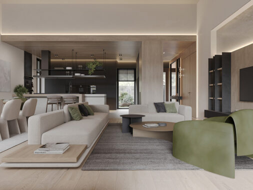 212 sqm 2 bedroom wood tone house 4