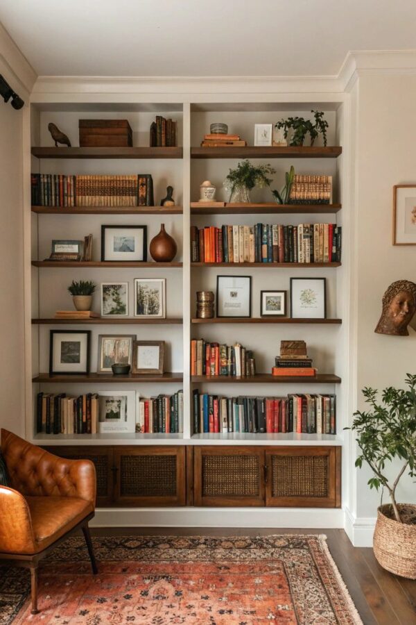 booksleves overfilled