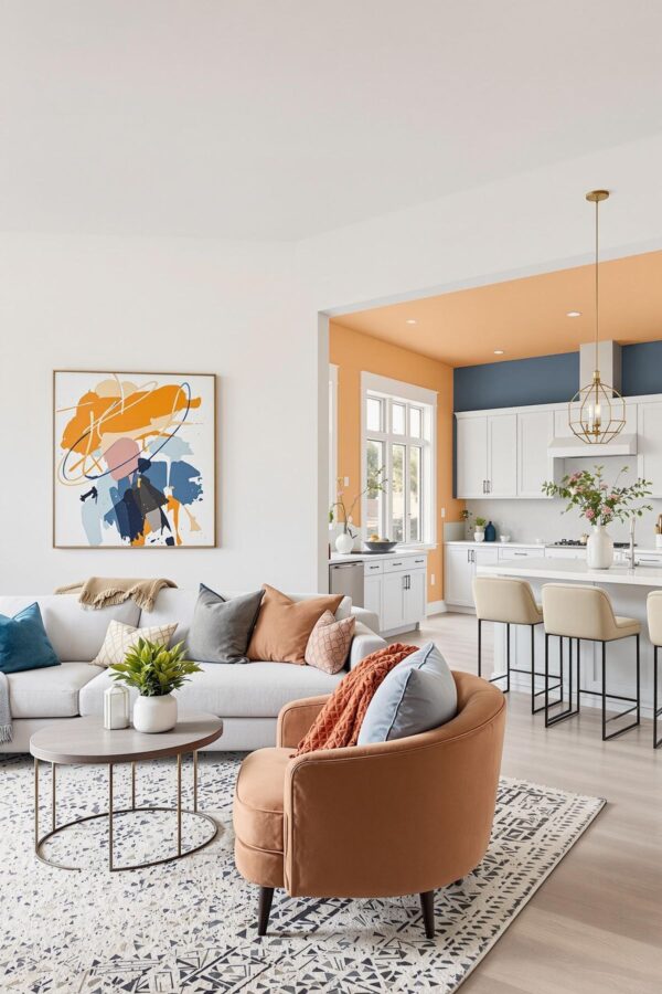 colors in open floor