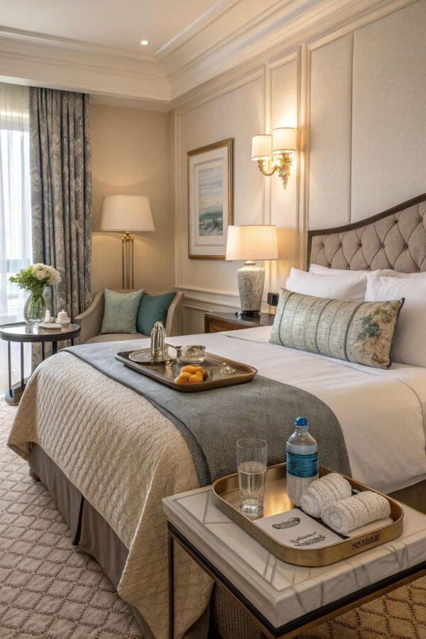 hotel style guest amenities