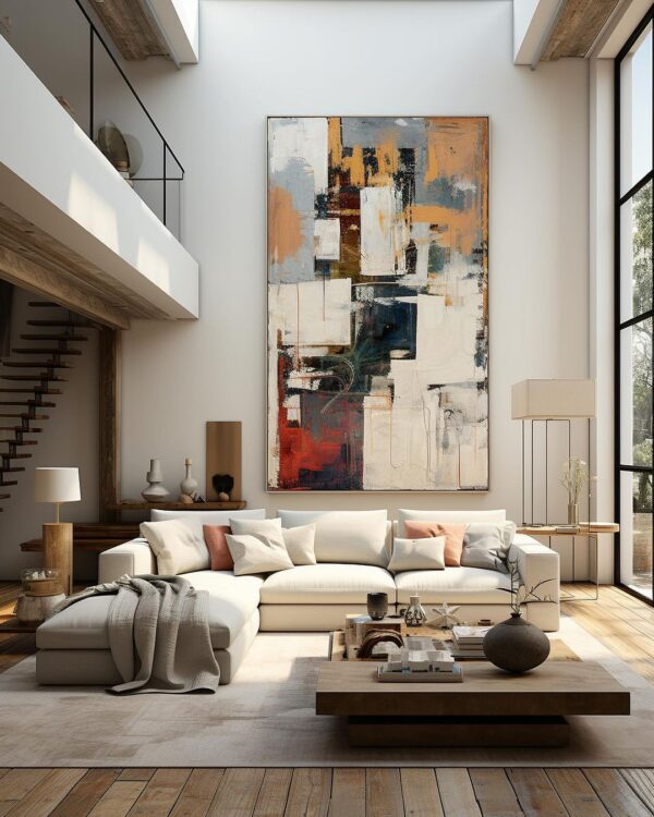 large art in open layout