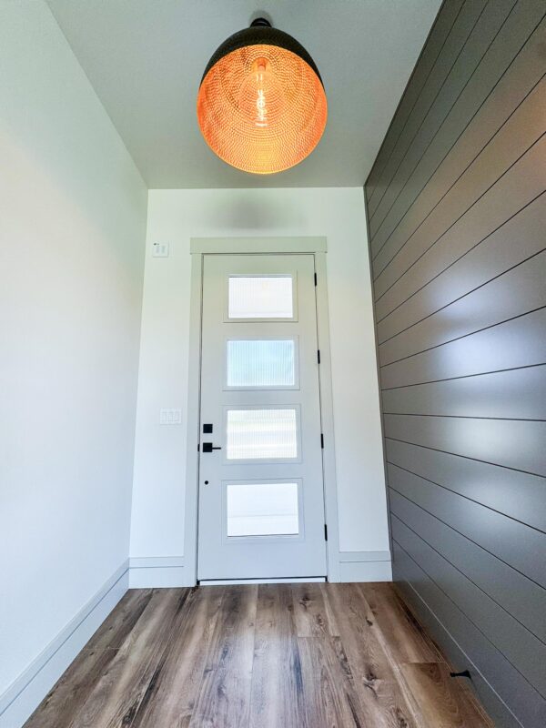 light in entryway