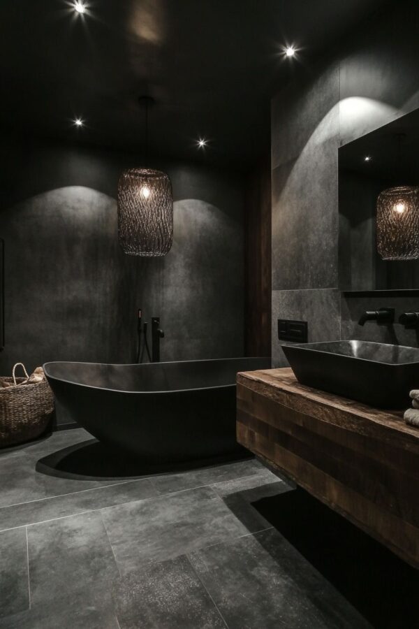 matte black fixtures