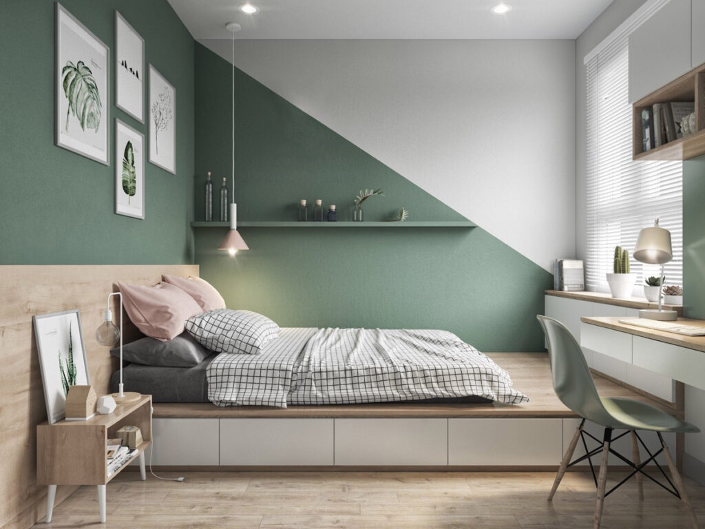 sage green bedroom walls green accessories