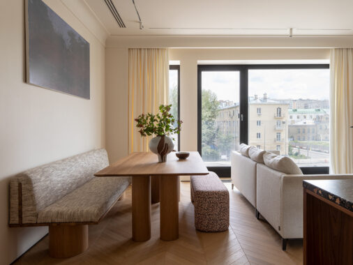 Walking Through the Warm Modern Interior