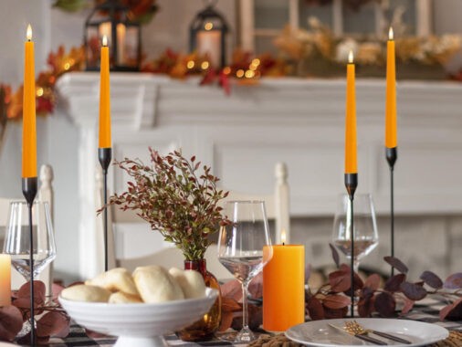 Thanksgiving candle holders